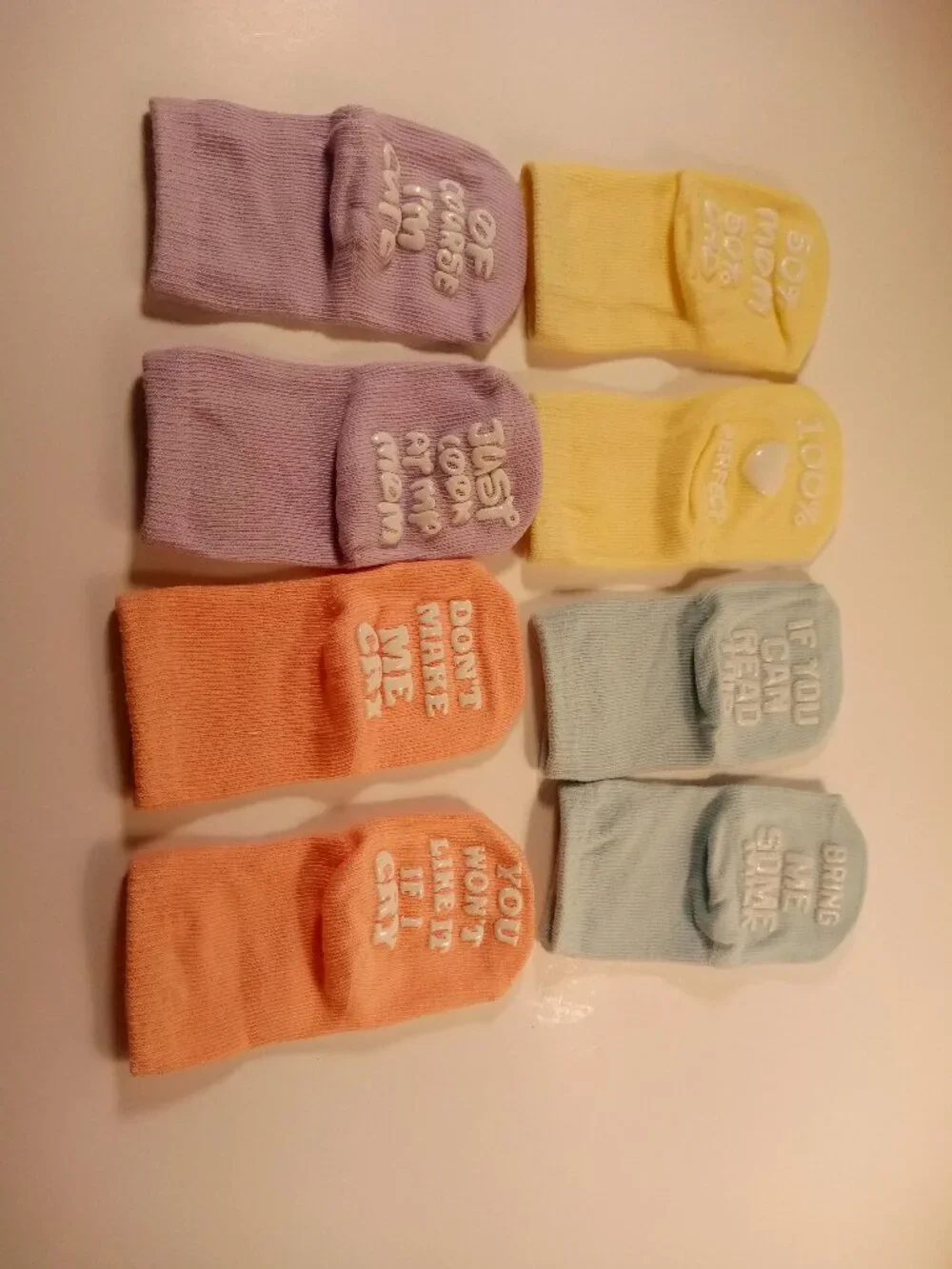 Bitty Beans Baby Socks Pack Of 4 NEW